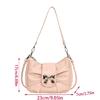 Women Underarm Bag Bowknot Shoulder Bag Korean Style Messenger Bag Shopping Bag