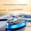Solar Powered Car Scent Helicopter Car Air Freshener Car Decoration for Office