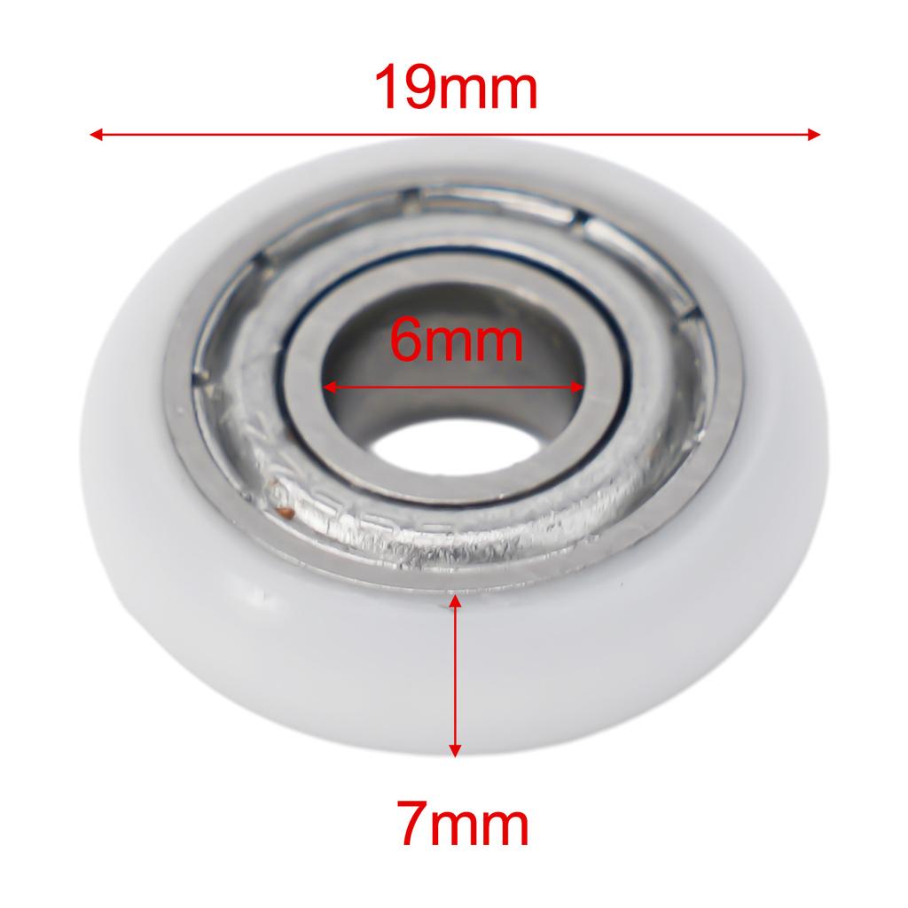 10pcs Shower Door Rollers Pulley Bathroom Glass Door Roller Sliding Door Wheels 19/23/25mm Wheel Bathroom Door Replacement