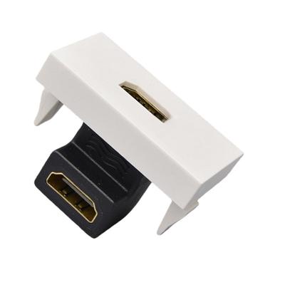 HDTV Female To Female Socket Connector Module For Wall Face Plate Easy Installation Home Theater Accessories