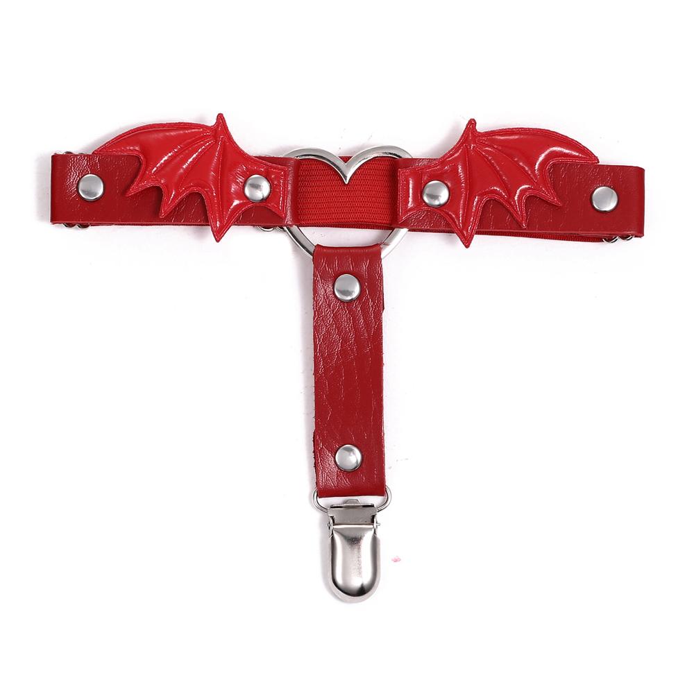 

Набедренный ремень с крыльями летучей мыши, сексуальная готическая подвязка на бедро, кавайный панк-рок, милый для женщин и девушек, фестивальные рейв-аксессуары