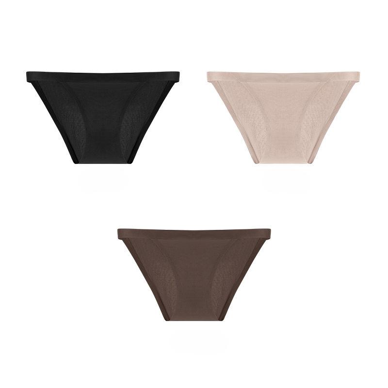 

3 шт. Бесшовные женские шорты из ледяного шелка с ластовицей, сексуальные, для подтяжки бедер, спортивные, подростковые L