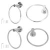 Stainless Steel Hand Towel Ring Wall Mounted Towel Holder Towel Ring  Bathroom Kitchen Washroom