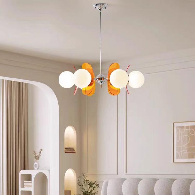 Kreise Kronleuchter Magische Bohnen Hängelampe Kreative Vintage Glaslampe Esszimmer Home Küche Insel Lichter