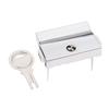 DRELD 33*25mm Box Hasps Zinc Alloy Lock Toggle Catch Latches for Jewelry Suitcase Buckle Clip Clasp Vintage Hardware Silver