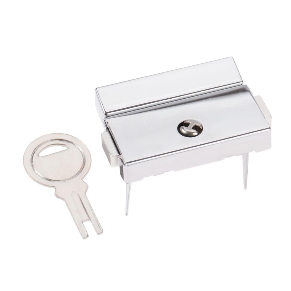 DRELD 33*25mm Box Hasps Zinc Alloy Lock Toggle Catch Latches for Jewelry Suitcase Buckle Clip Clasp Vintage Hardware Silver