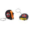 1m Mini Retractable Ruler Tape Measure Key Chain Style Home Work Measuring Tool