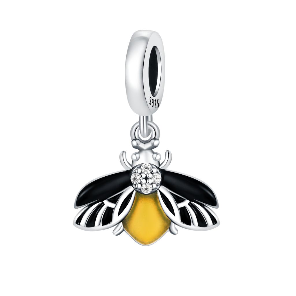 Copper Colorful Butterfly Dragonfly Series Pendant Charms Beads Fit Original Wear Birthday Diy Jewelry Gifts