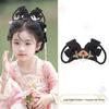 Jade Rabbit Hanfu Wig: Children's Ancient Style Tang Dynasty Updo with Hair Padding and Bun Headdress