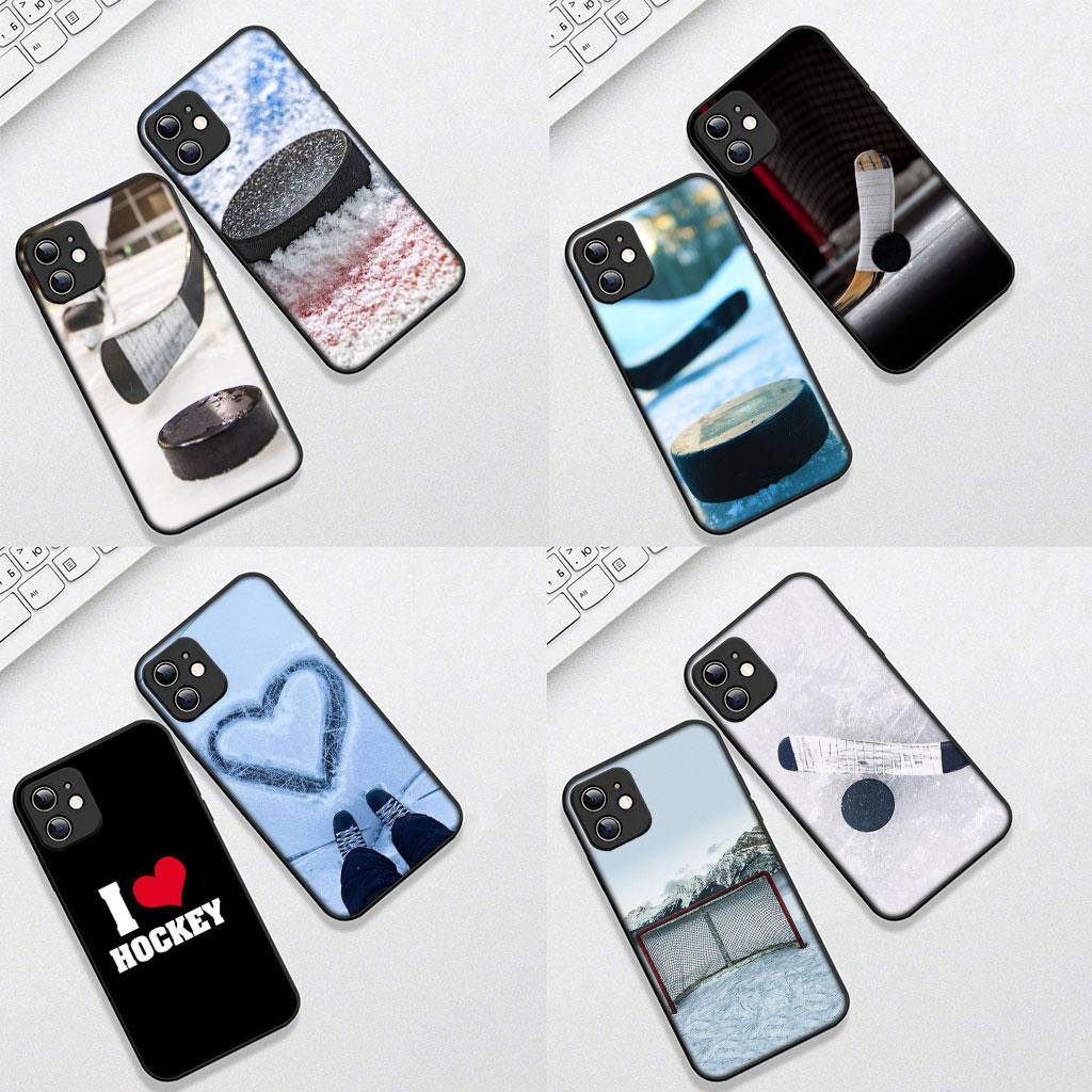 Soft Cover for Samsung Galaxy S22 S21 S20 FE Ultra Plus A35 A36 A55 A37 A33 A34 A57 Coque Phone Case Ice Hockey
