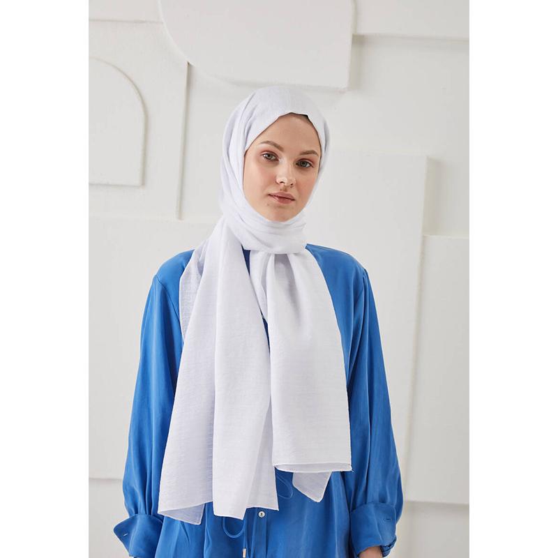 

Шаль Miray Tokyo Q Off White 85x190 белый глиттер