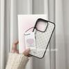 Han ins sweet girl ivory white ancient polka dot blogger mobile phone case Apple 17promax new case