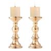 Golden Candle Holders Wedding Table Decorations Metal Stand Candlestick For Wedding Birthday Bar Party Living Room Home Decor