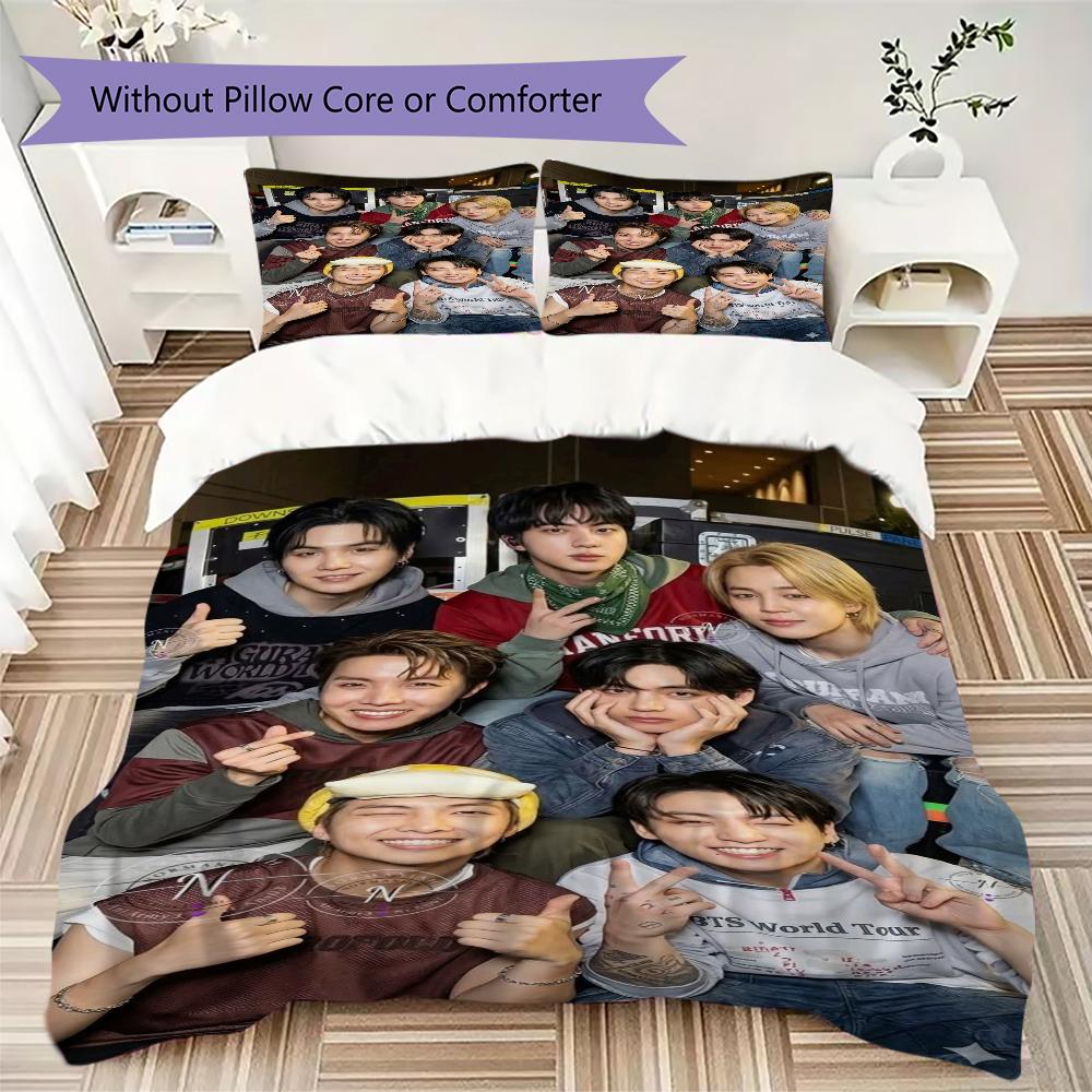 Love Love Threepiece Set 1 Duvet Cover 2 Pillowcase Without Core Without Core Soft And Comfortable Bedding Set Duvet Cover And Pillowcase