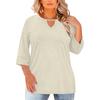 Women's Fashionable Short Sleeve Elegant Commuting And Casual Top