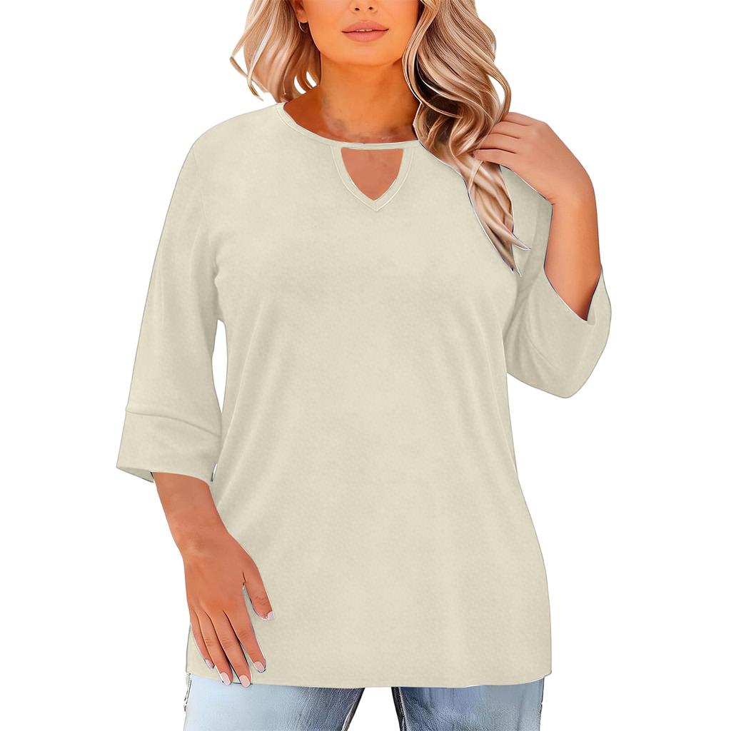 Women's Fashionable Short Sleeve Elegant Commuting And Casual Top
