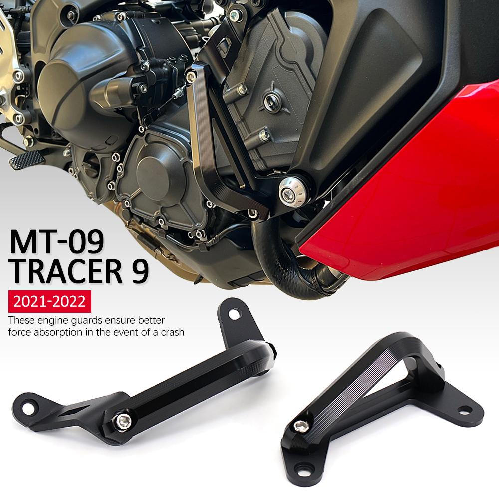 CNC Falling Protection Frame Slider Fairing Guard Crash Pad Protector For YAMAHA MT-09 MT 09 SP Tracer 9 Tracer9 GT XSR 900