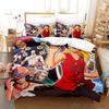 One Piece Anime Bedding Set Juvenile Monkey D.Luffy Odyssey Duvet Cover Set Design Bedding Set King Size Bed Comforters
