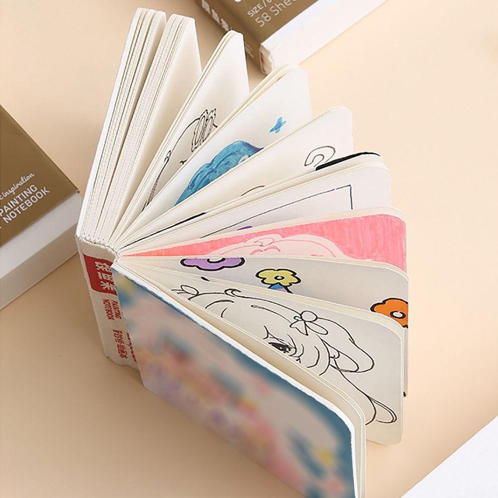 58Sheets Inspiration Record Paint Book Art Supplies Draw Book High-quality Sketchbook