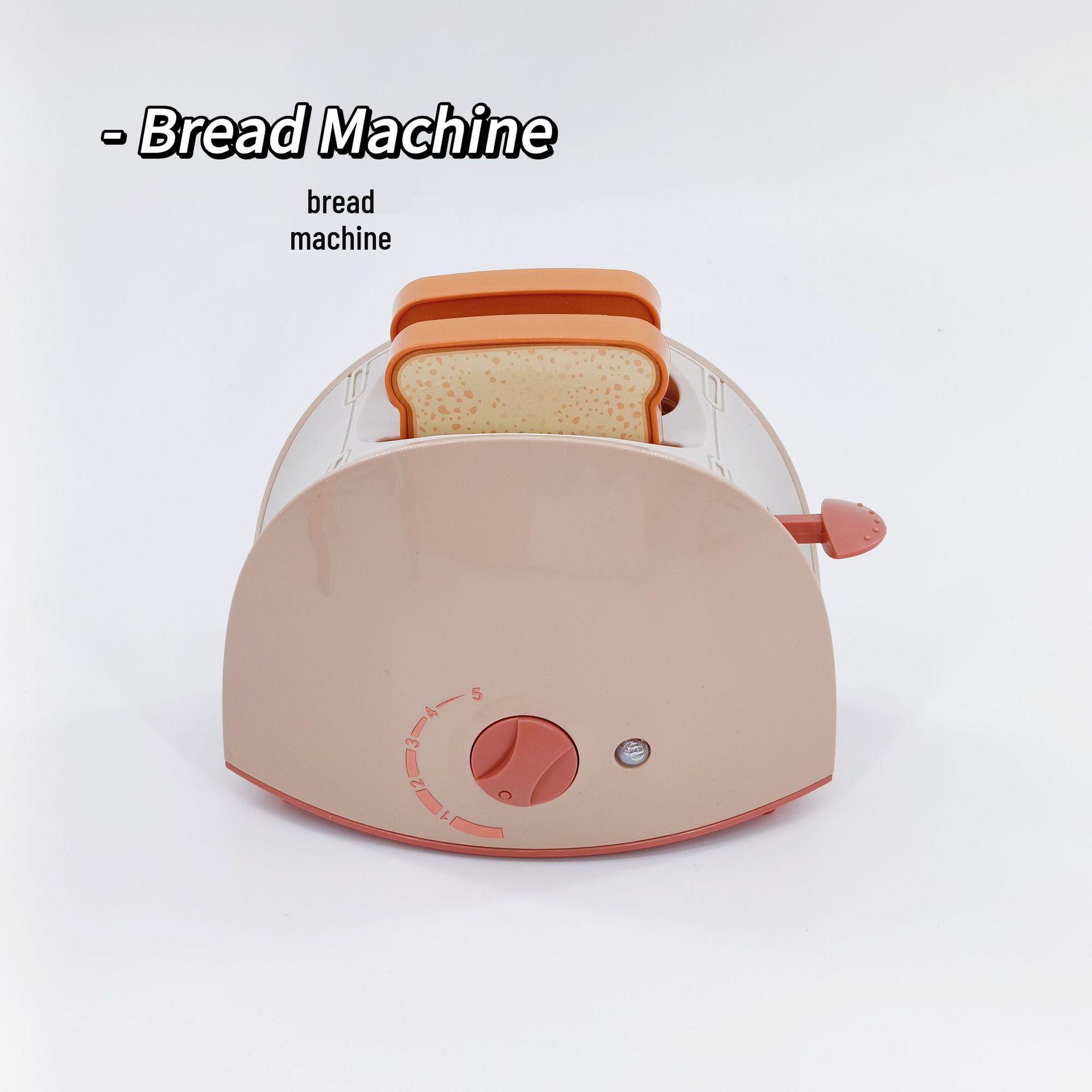 

Kids Pretend Play Electric Appliance Set: Washer, Coffee Maker, Toaster & Juicer with Lights & Sounds