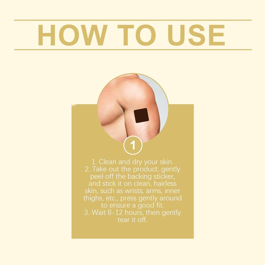 Pflanzliche Körperpflege-Pflaster für täglichen Komfort und Pflege, natürliche Frische und Portabilität