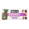 That's It Energy, Organic Mini Bar, Tropical Passion Blend, 6 Mini Bars, 20G (0.7Oz) Each