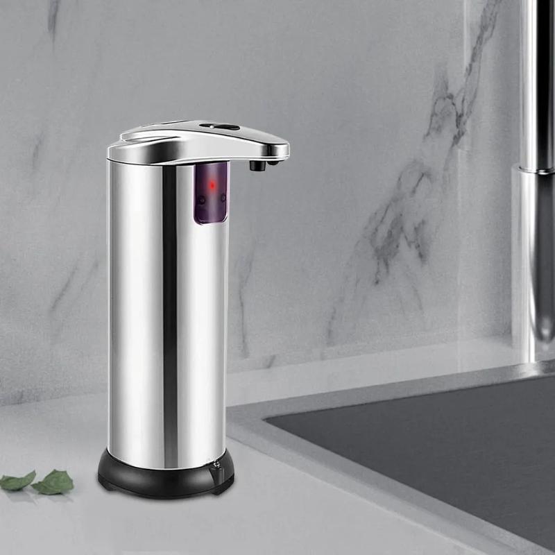 Automatic Soap Dispenser Touchless Smart Foam Machine IPX6 Waterproof Battery Powered Stainless SteelLiquid Foam Soap Dispenser