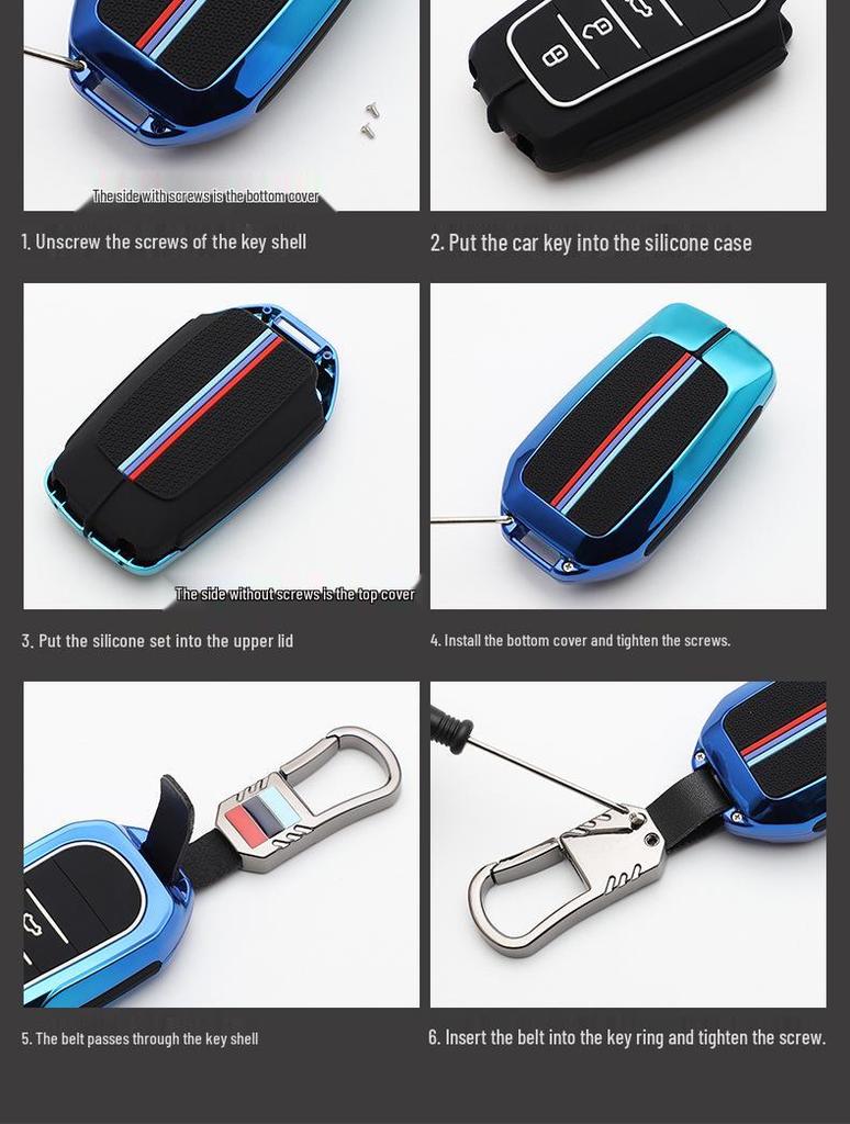 Stylish Great Wall Cannon Key Cover: Customized Car Key Bag with Buckle for Remote Shell Personalization.