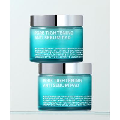 Isoi [2pcs] Pore Tightening Anti Sebum Pad 170g  60 Sheets  2
