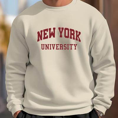 Anti-Static, Men's Crew Neck Sweatshirt, Suitable for Office Wear & Evening Dates