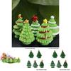 Charmantes Mini-Weihnachtsbaumornament für einzigartige Mikro-Landschaftsdekoration