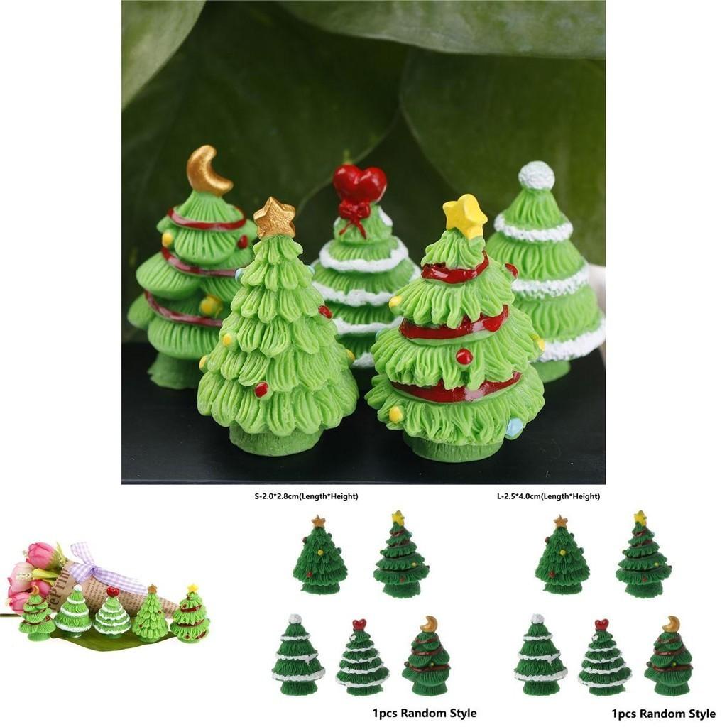 Charmantes Mini-Weihnachtsbaumornament für einzigartige Mikro-Landschaftsdekoration