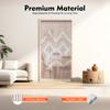 Macrame Curtains Door String Curtains for Doorways Panels Closet Room Divider Boho Kitchen Valance 3*5.74ft(W*H)