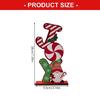 Classical Wooden Gingerbreads Man Rudolph Reindeers Christmas Figurines Paint Safe Family Friendly Decors