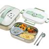 Leakproof Stainless Steel Lunch Box Cartoon Food Storage Box Sealed Food Container  Lunch Use