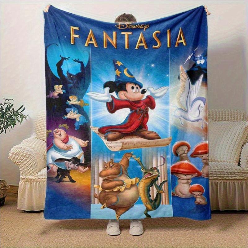 1pc, Fantasia-Inspired Home Decor: Cozy Flannel Blanket for Bedroom, Living Room & More! Perfect Gift Idea Ideal Sofa