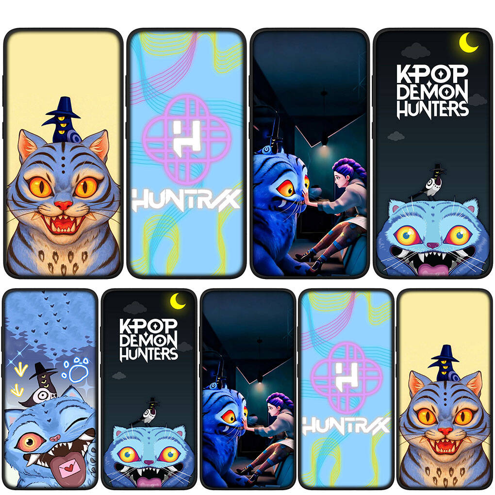 Für iPhone 17 16 15 Xiaomi Poco F7 F8 X7 X6 C85 C75 M8 Redmi Note 14 13 12 11 Pro Max 14C 13C 15C A3 A4 Handyhülle KPop Dämonen Rumi Jäger Tiger Zoey