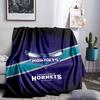 Charlotte-Hornets Logo Blanket Lightweight Flannel Bedding Blanket Perfect for Travel, Camping, Living Rooms, Offices, Sofas, Fan Christmas gift