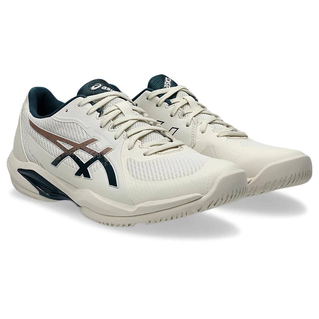 Asics Solution Swift FF 2 Bříza Saxon Green Pánské Tenisky Krémová 1041A466-200