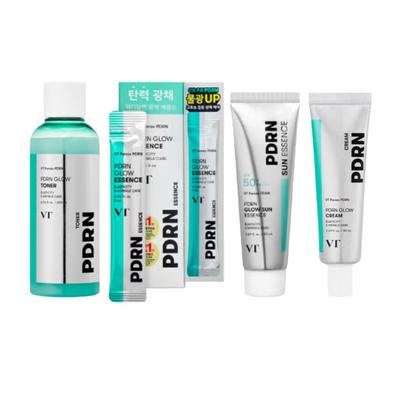 PDRN Radiance Toner 200 Ml, Essence 2 Ml × 6pcs, Sun Essence 50 Ml, Glow Cream 50 Ml (13 Options)