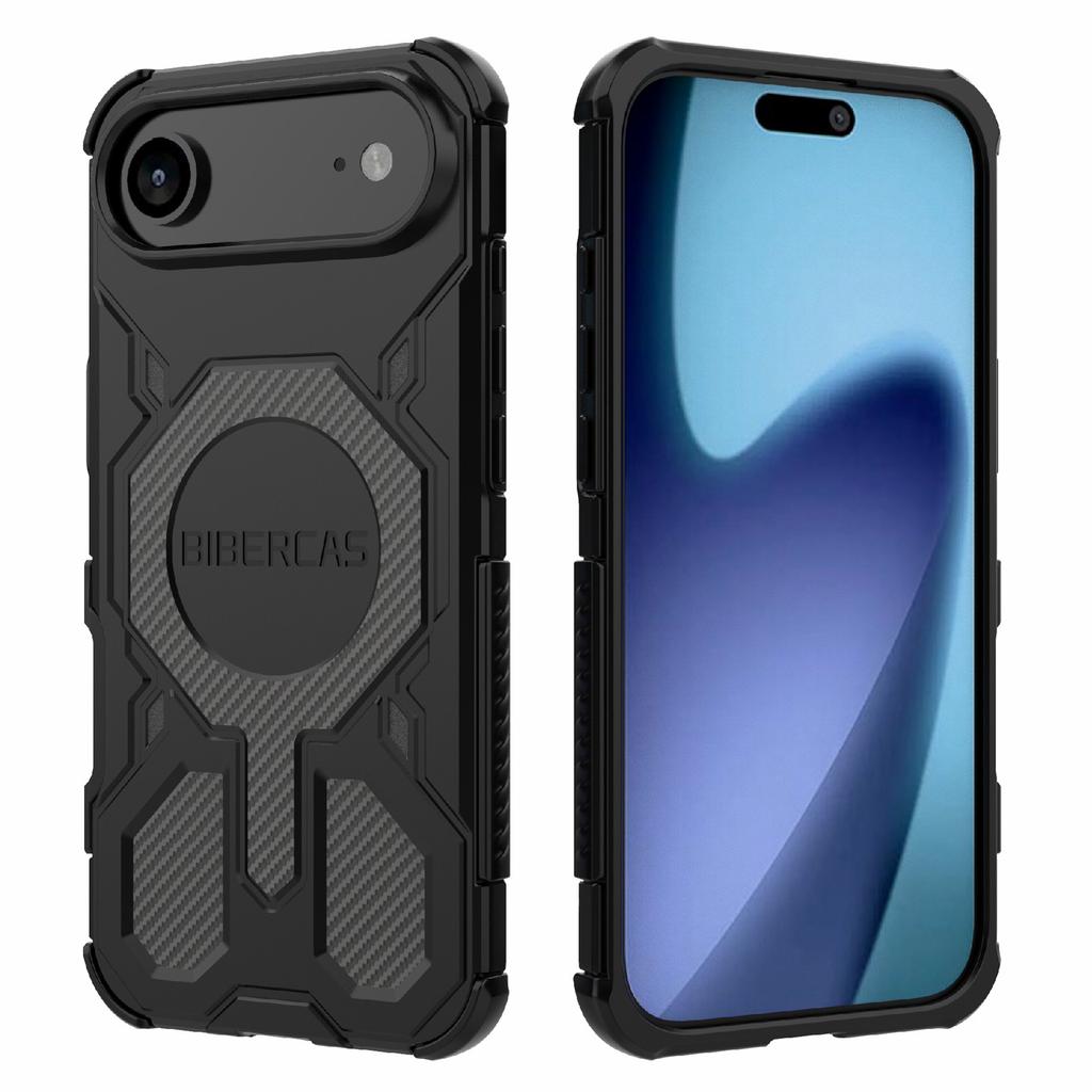 BIBERCAS J-16 Series For iPhone 17 Air Case Compatible with MagSafe Anti Drop TPU+PC Phone Cover