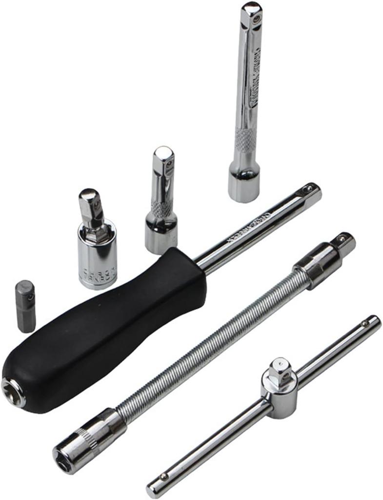 Socket Wrench Set, Automobile Motorcycle Repair Tool Box Kit Small Socket Set with Box for Automotive Repair 46pcs