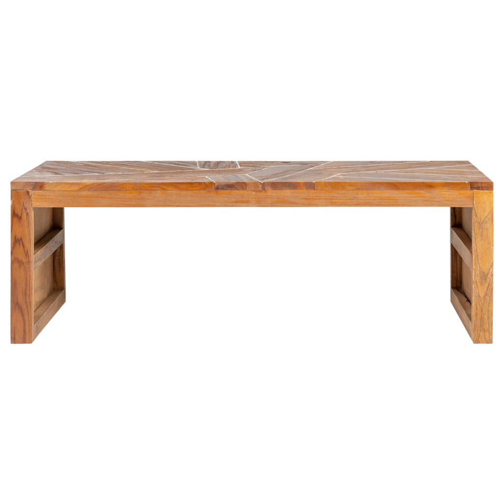 TV Stand 110 x 60 x 38 cm Solid Teak Wood