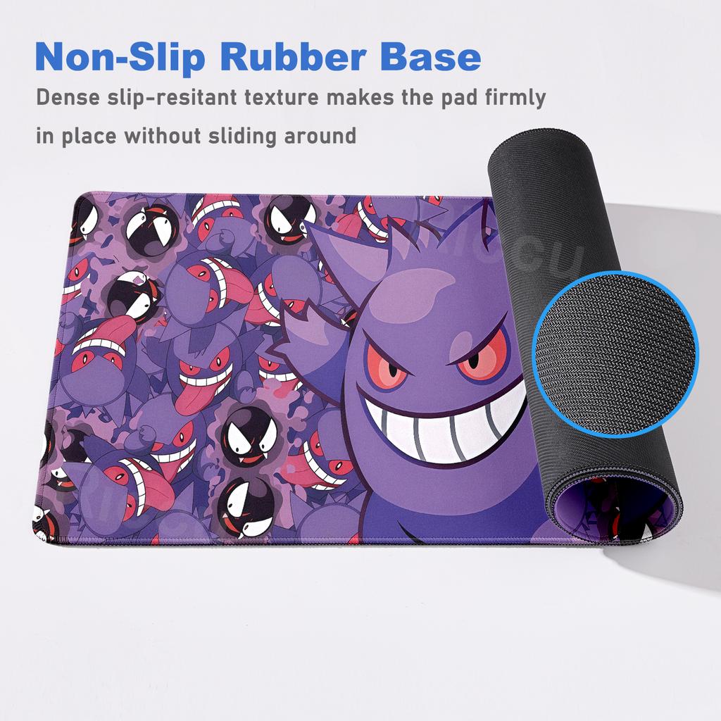 Anime Mousepad G-gengar Computer Laptop Keyboard Mouse Pad Gamer Accessories Decoracion Desk Mat Pokemon Large Gaming Mousemat
