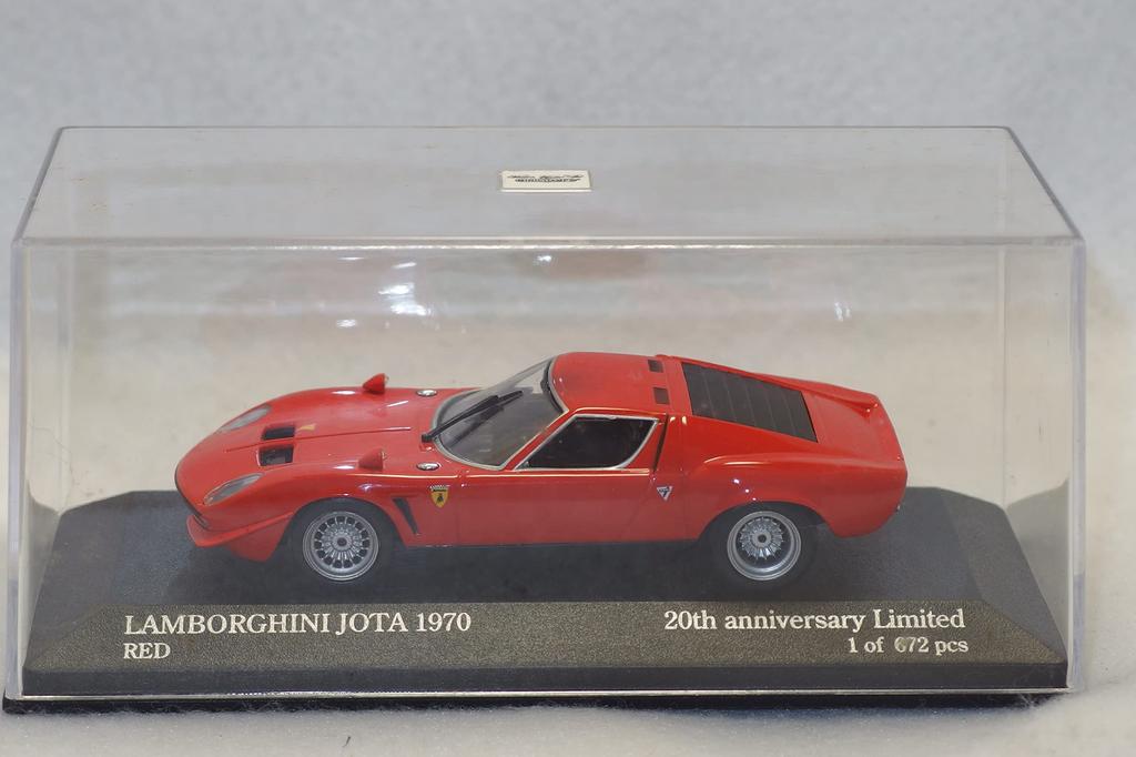 MINICHAMPS Lamborghini Jota 1970 Red PMA by Kyosho 1/43 (403103683) (4012138105300)