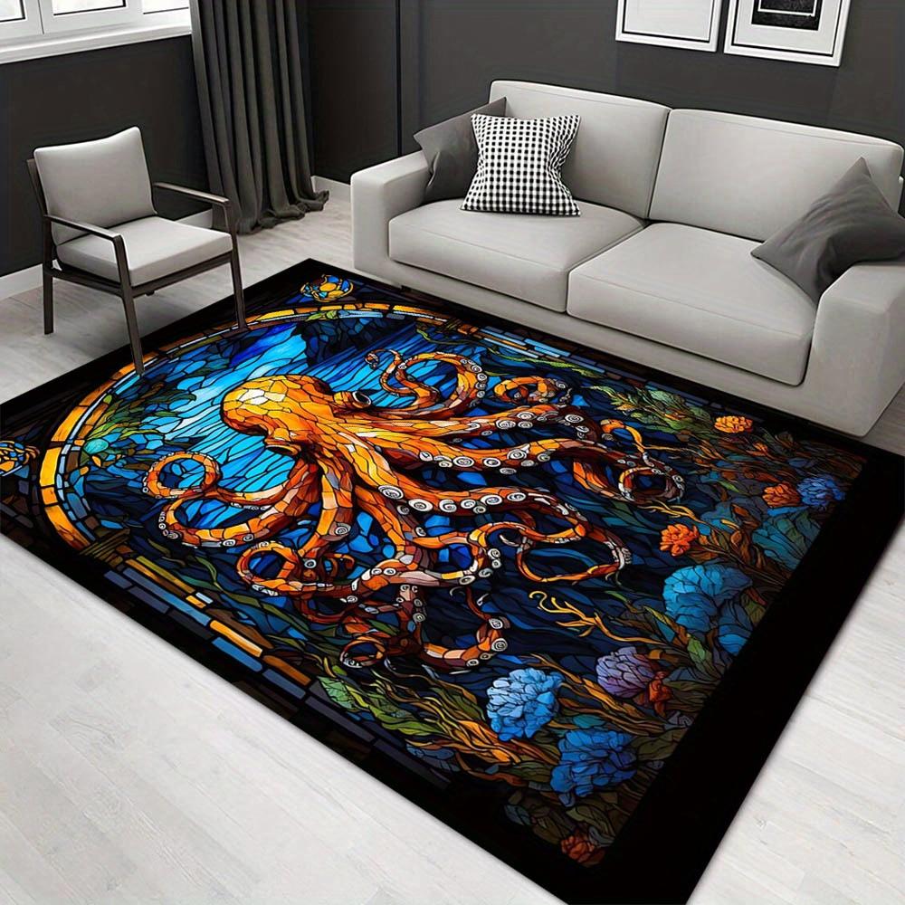 

1pc 18336404940 Pattern Carpet, Area Rug For Living Room Bedroom Room Bed Chair Laundry Entryway Corridor Yard Non-slip Outdoor Camping Rug 60cm by 90cm