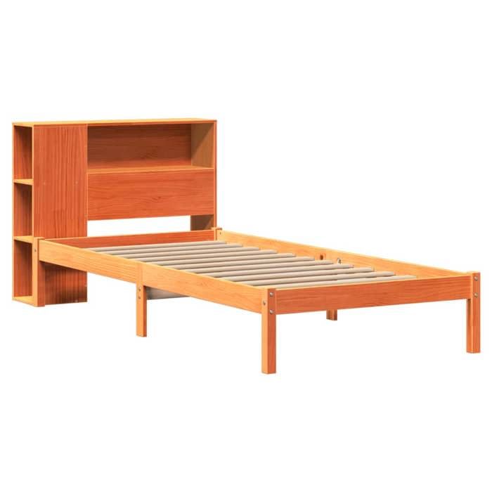 VidaXL Bunk Bed Without Mattress Wax Brown 100x200 Cm Solid Pine, Bed, Bedroom Furniture, Bed with 3321570