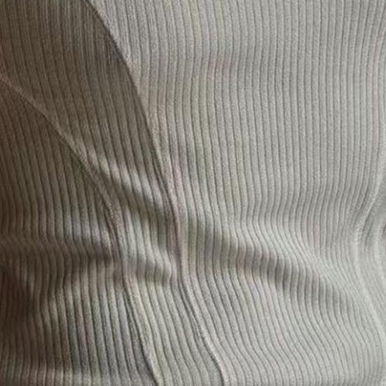 Canotta Estiva da Uomo a Coste Scollo a O Senza Maniche Camicia Traspirante Monocolore Vestibilità Slim Elasticizzata Casual Palestra Sportiva T-shirt