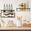 Floating Shelves Wall Mounted Bathroom Shelves with Paper Storage Basket Wooden Wall Shelves for Bathroom Kitchen Storage Rack