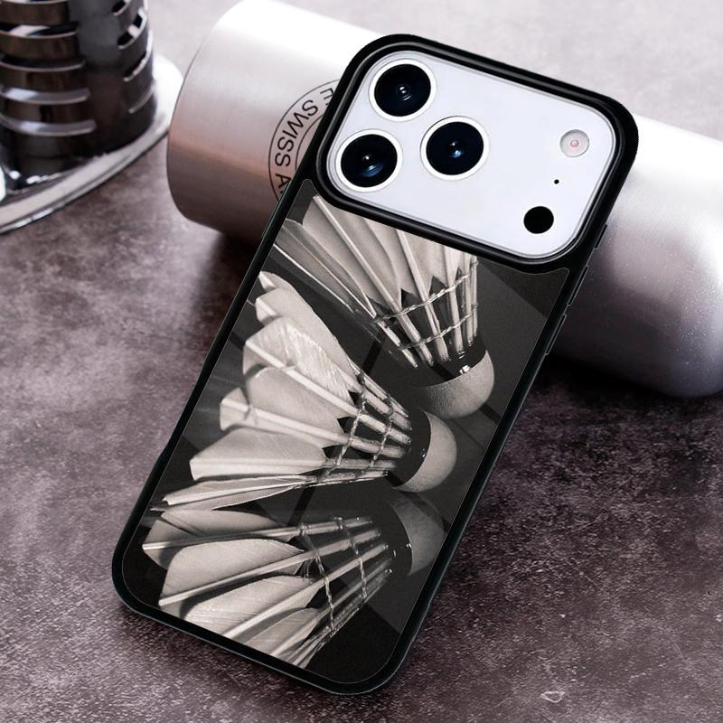 

Badminton Ball Phone Case For iPhone 17 16 15 14 13 12 11 Pro Max Plus 17Air Soft Silicone Cover iPhone17 Pro